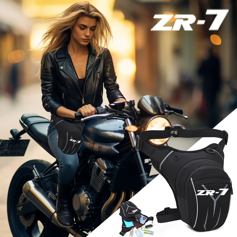 

For Kawasaki ZR-7 / S ZR7 ZR7S 1999-2003 Motorcycle Waterproof Drop Waist Leg Bag Thigh Belt Hip Bum Military Tactical Travel