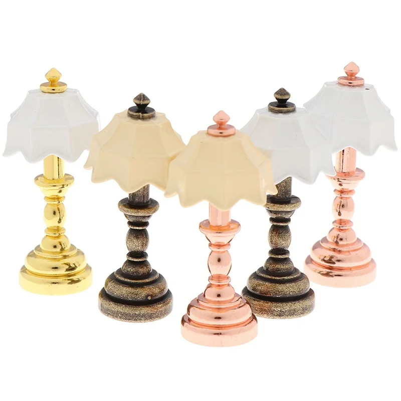 

1:12 Dollhouse children baby gift Toy mini Furniture Miniature Desk Table Lamp Dollhouse Miniatures Accessories