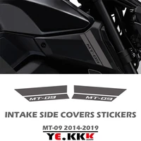 fairing decals hollow out custom 2014 2019 for yamaha mt09 mt 09 mt 09sp fz09 air intake side cover sticker set