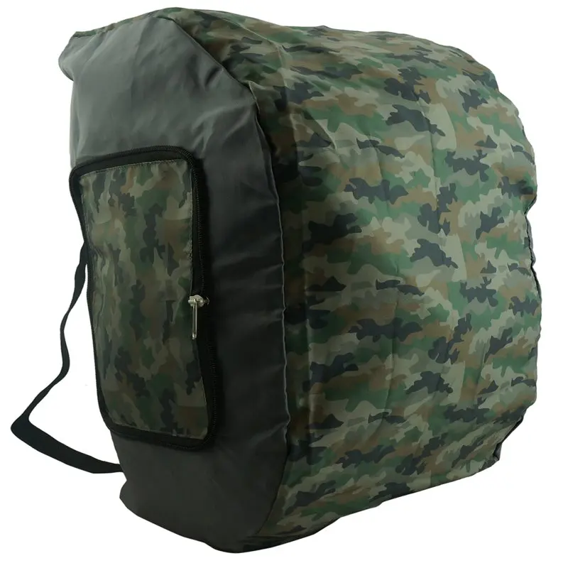 Unisex Foldable Lightweight Polyester Backpack Duffel Bag, Pink Diamond Pattern