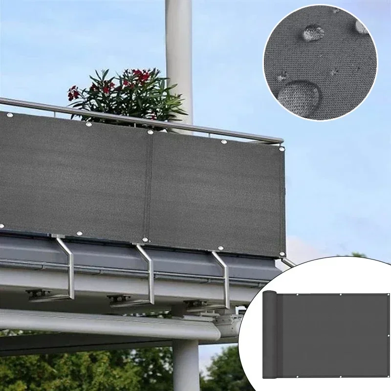 Анти-УФ солнцезащитная сетка для балкона конфиденциальная забора садовая сочных