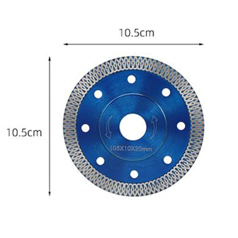 

Tile Diamond Saw Cutter Ceramic Tool Workshop 105/115/125mm Blue Dry Cutting Equipment For Porcelain Parts Power
