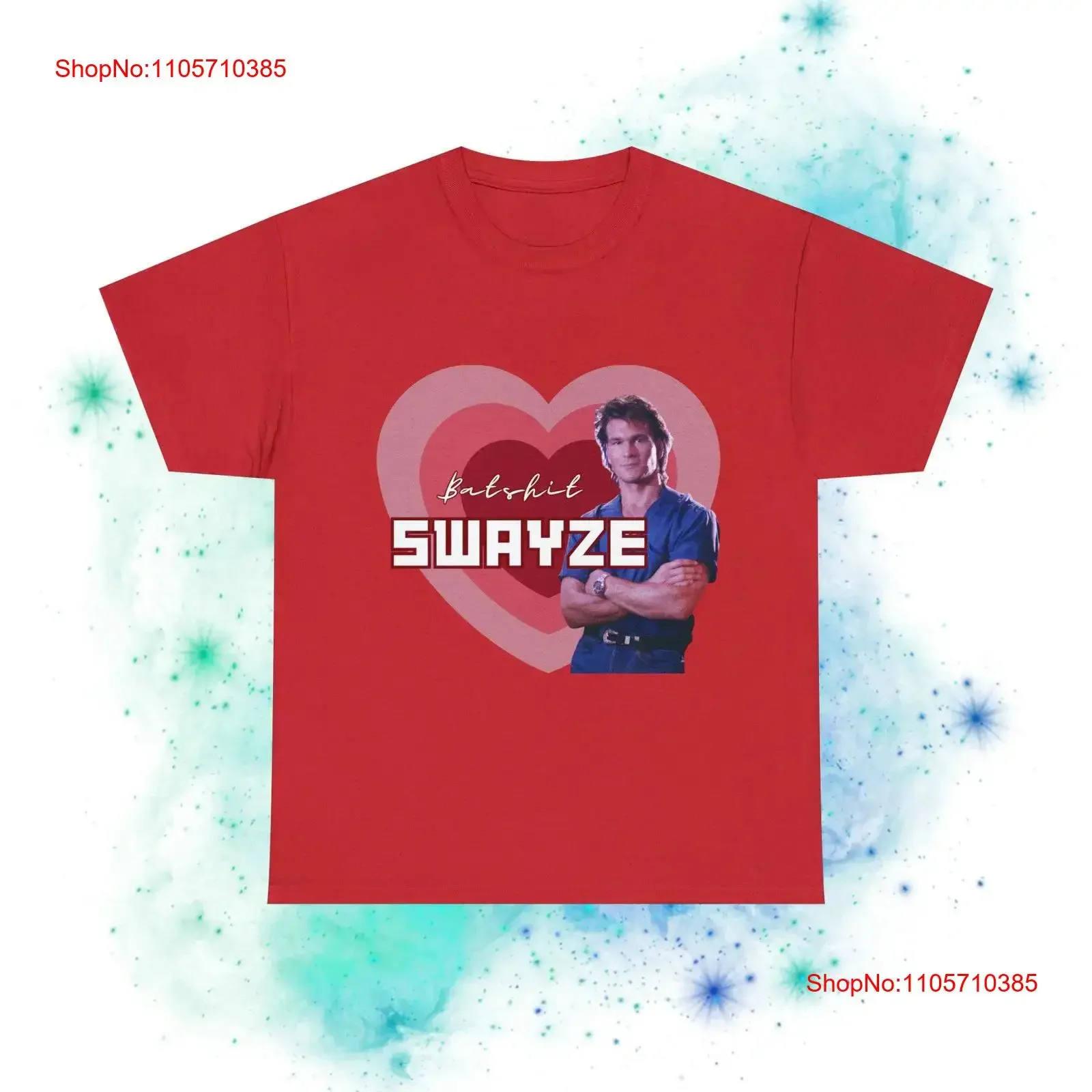 Фото Футболка Batshit Swayze Patrick Superfan T Shirt Dirty Dancing Roadhouse для фанатов, винтажная, с эффектом потертости, повседневная, унисекс, удобная, мягкая №1