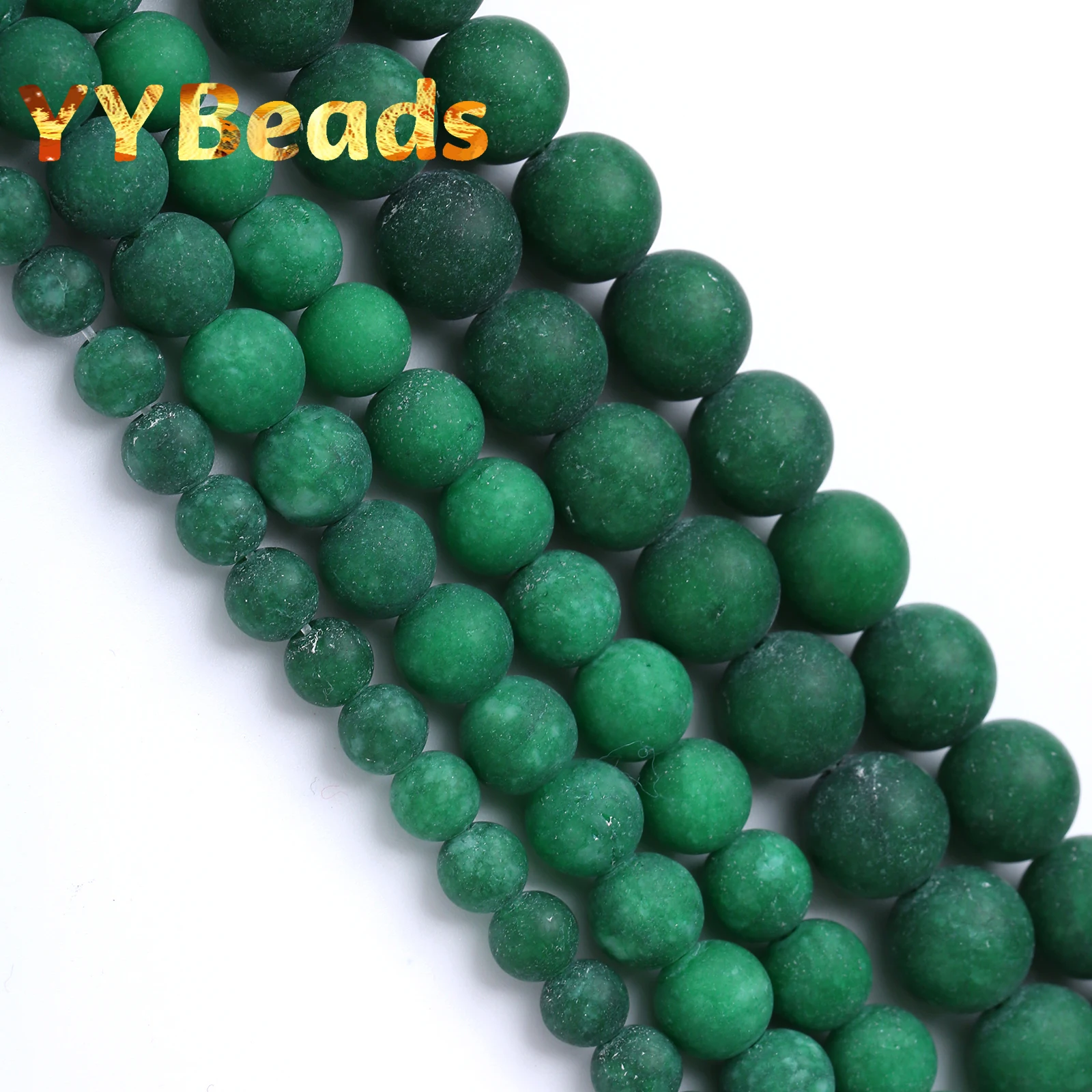 

Dull Polish Matte Green Jades Beads Natural Stone Round Healing Beads For Jewelry Making Diy Bracelet Necklace 4 6 8 10 12mm 15"