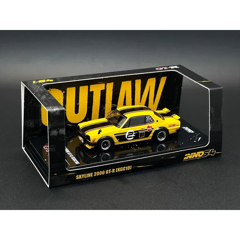 INNO 1:64 HAKOSUKA Skyline 2000 GTR KPGC10 литая под давлением диорама модель автомобиля коллекция