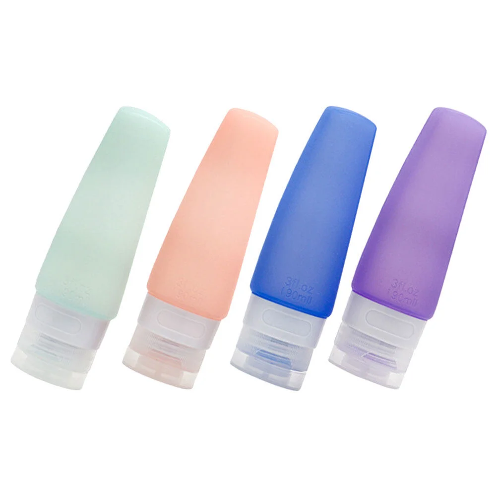 

Silica Gel Bottle Makeup Bottles Toiletries Silicone Practical Travel Empty