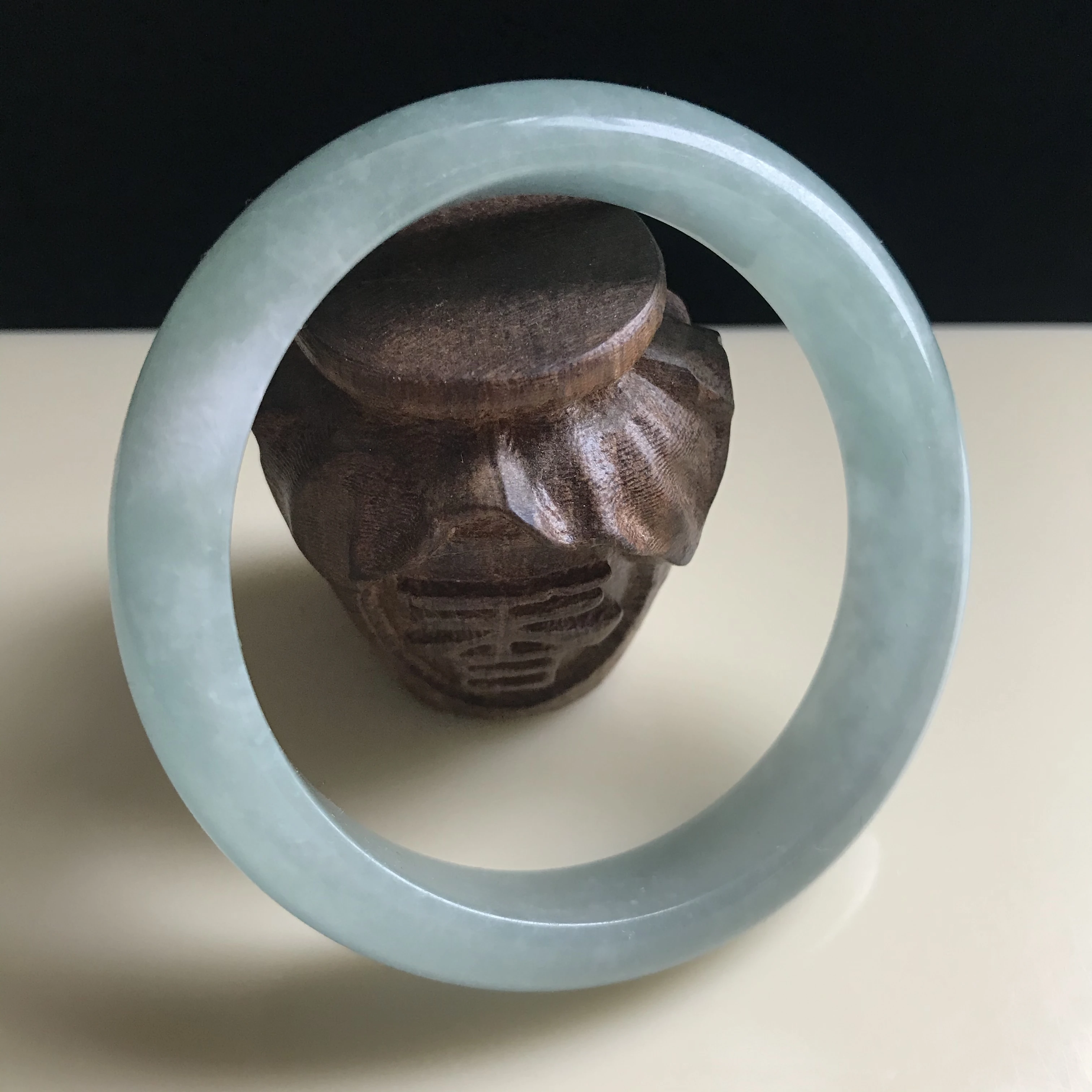 

Burma 100%Genuine High-end Jadeite Bracelet Jewelry Jade Bangles For Women 56mm (With Certificate)