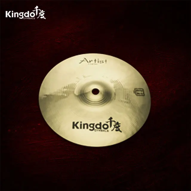 Kingdo Bright Series 8 дюймов Spllash b20 бронзовые тарелки для музыкальных инструментов