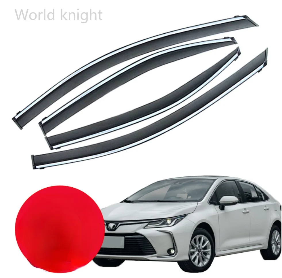 

For Toyota Corolla 2014-2018 Sedan Car Door Window Visor Wind Rain Sun Smoke Guard Deflector Vent Shade Shelter Protector