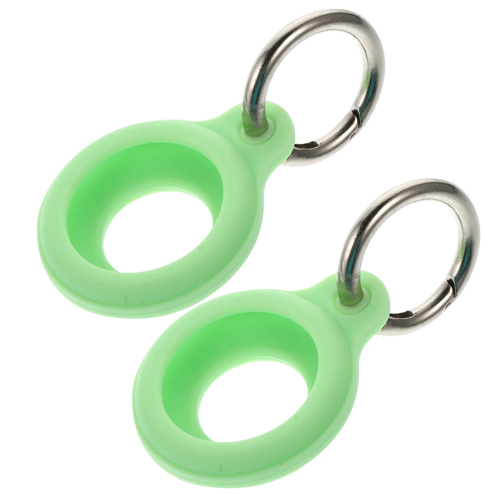 

Case Sleeve Silicone Cover Holder Anti Portable Rotective Safety Shell Loss Ring Key Bumper Keychain Lost