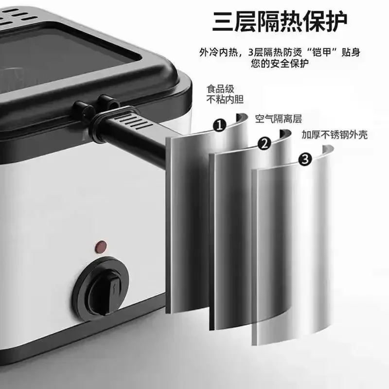 Фритюрница Многофункциональная интегрированная самотермоэлектрическая