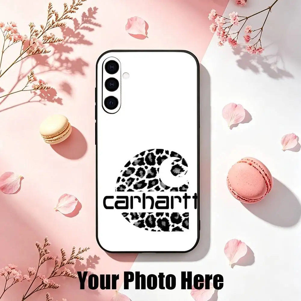 Фото Самый продаваемый чехол Carhartts V-Vintage для Samsung Galaxy A73, A72, A71, A70, A53, A52, A51, мягкий силиконовый черный чехол №2
