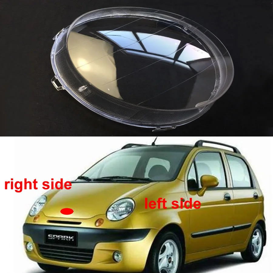 

For Chevrolet Spark Front Headlight Cover Headlamp Housing Transparent Lamp Shell Replace Original Lampshade Plexiglass