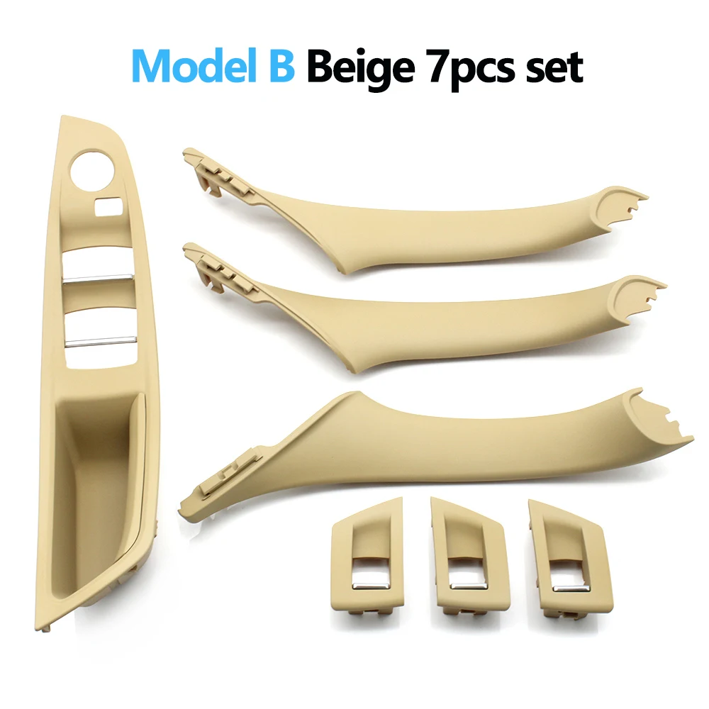 

Набор из 7 шт., внутренний подлокотник с левым рулем, дверная ручка, внутренняя накладка для BMW 5 серии F10 F11 F18 520i 523i 525i 528i 535i