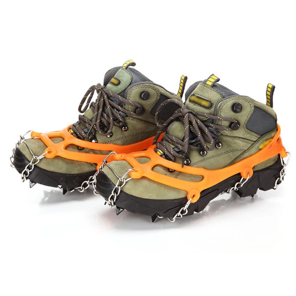 

Stainless Steel Ice Gripper Spike for Shoes Anti Slip Hiking Climbing Snow Spikes Crampons Cleats Claws Grips Boots