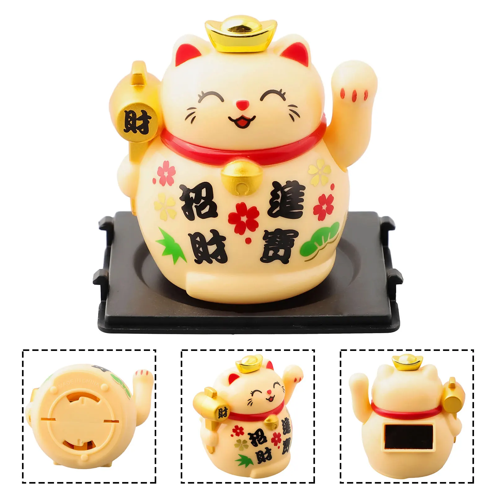 Автоматический Lucky Cat экологически чистый золотой самородок украшение для дома