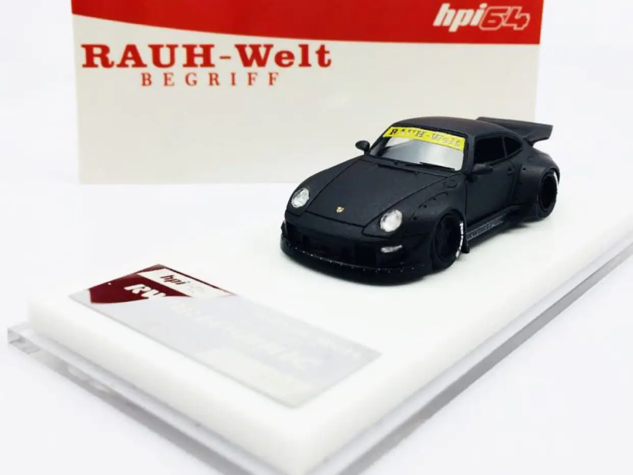 

HPI64 1:64 RWB993 Porsche Wide Body Resin Simulation Car Model Limited 999 Sets Collection Ornament Gift