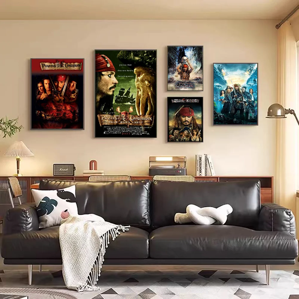Классический фильм P-Pirates Of The C-Caribbean классические постеры с фильмами водостойкая