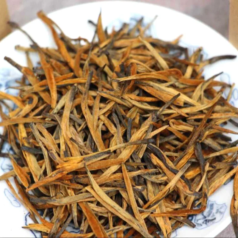 

2022 Organic Yunnan FengQing Golden Bud Dian Hong Black Tea Without Teapot DIANHONG No Tea Pot 150g