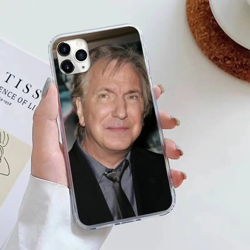 Чехол для телефона Alan Sidney Патрик Рикман прозрачный мягкий iphone 12 11 13 7 8 6 s plus x xs xr pro
