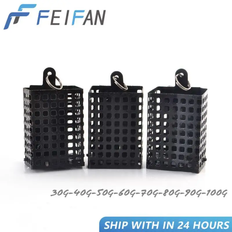 

Fishing Feeder Nest Beater Barbel Metal Bait Thrower Basket Feeder Holder Fishing Lure Cage Fishing Accessories Equipment Tools