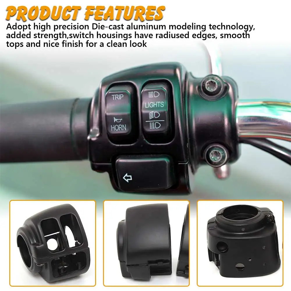 Комплект корпуса переключателя управления рулем мотоцикла колпачки