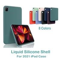 2022 original liquid silicone ipad case for 2020 2021 ipad pro11 pro12 9 cover for 2021 ipad mini6 case for 2020 air 4 10 9 case
