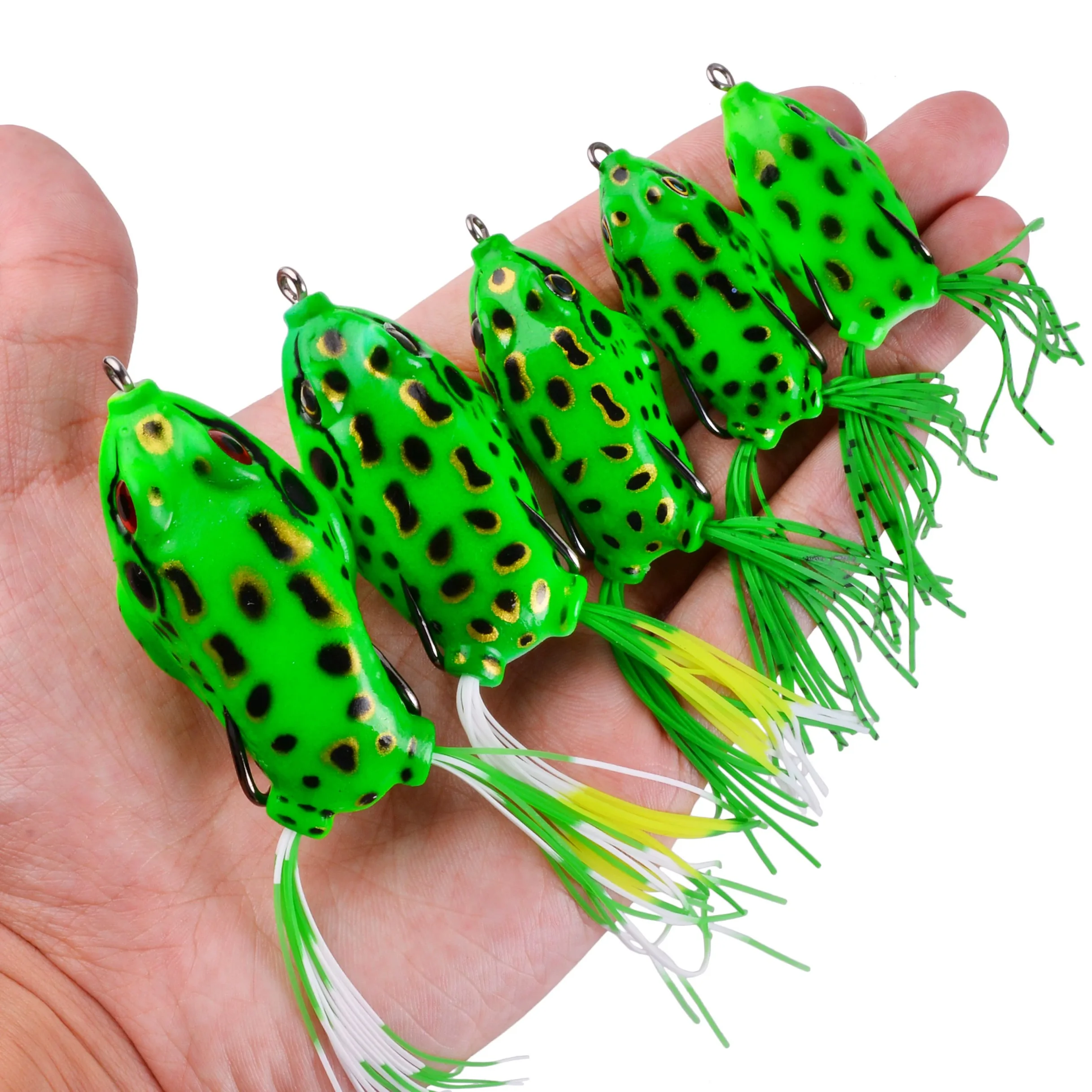 

1PCS Minnow Fishing Lure Frog Soft Bait Silicone 5g 6g 8g 13g 15g Artificial Crankbait Wobbler Jig Trolling Soft Lure