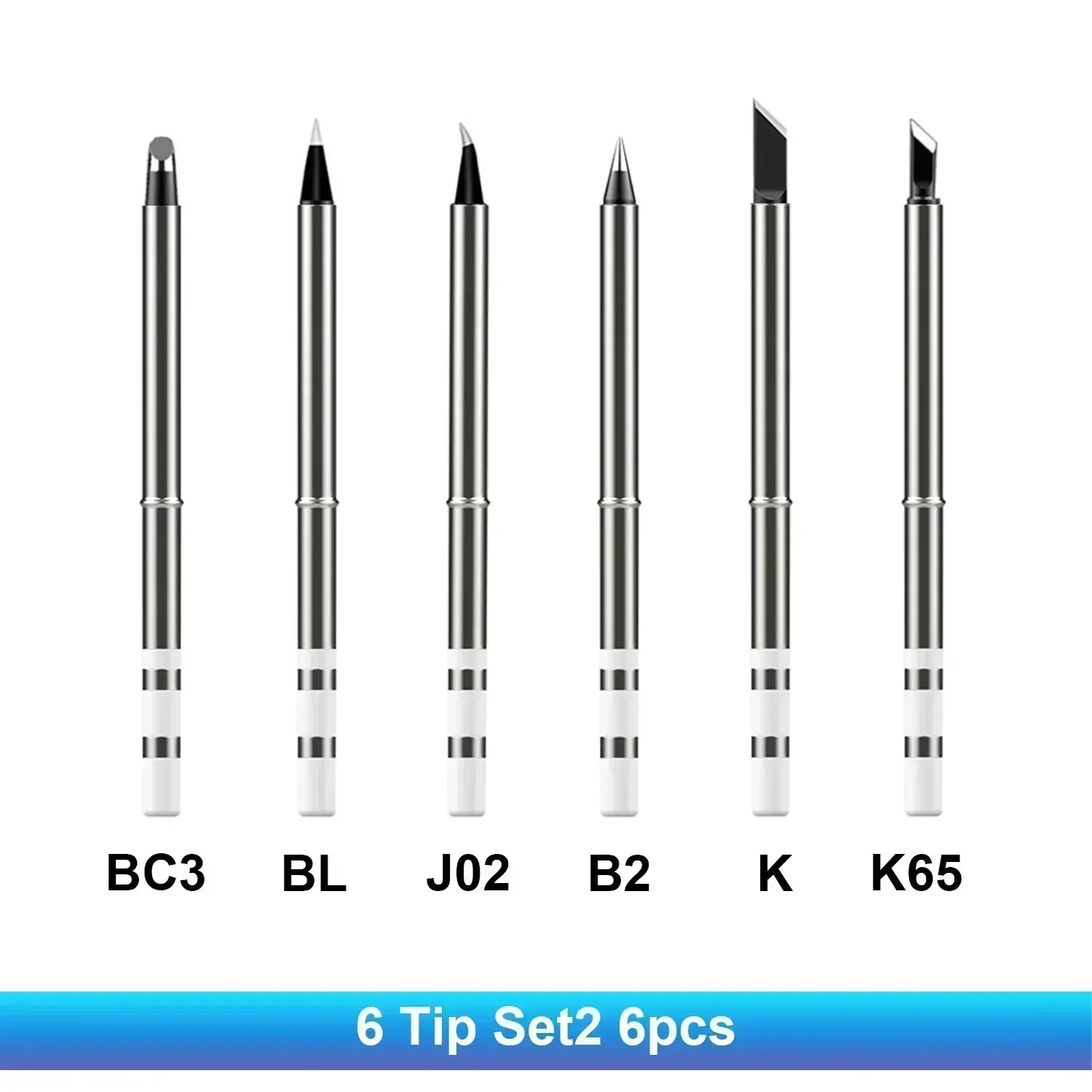 

Наконечники для паяльника HS01 набор из 6 шт.