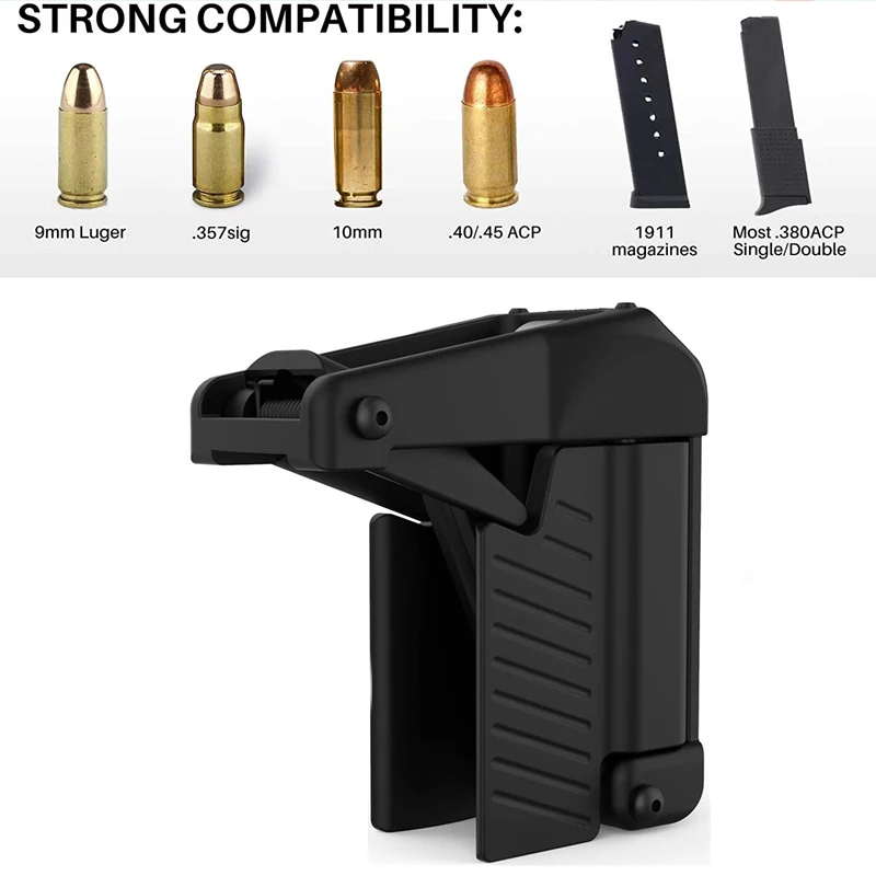 

Tactical Universal Pistol Speed L oader Fits 9mm,10mm Hunting Accessories