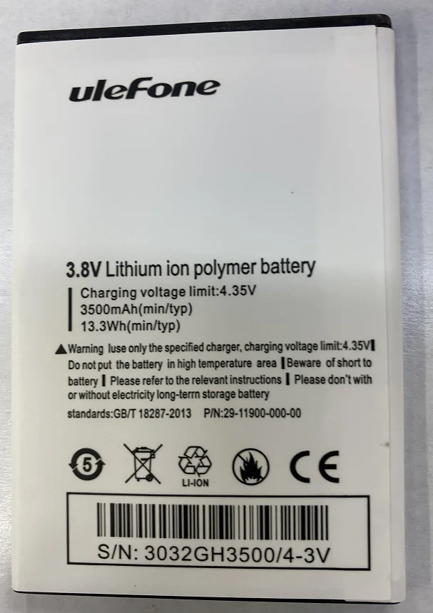 

For Ou Le Wind Ulefone U008 Pro Brand New Battery