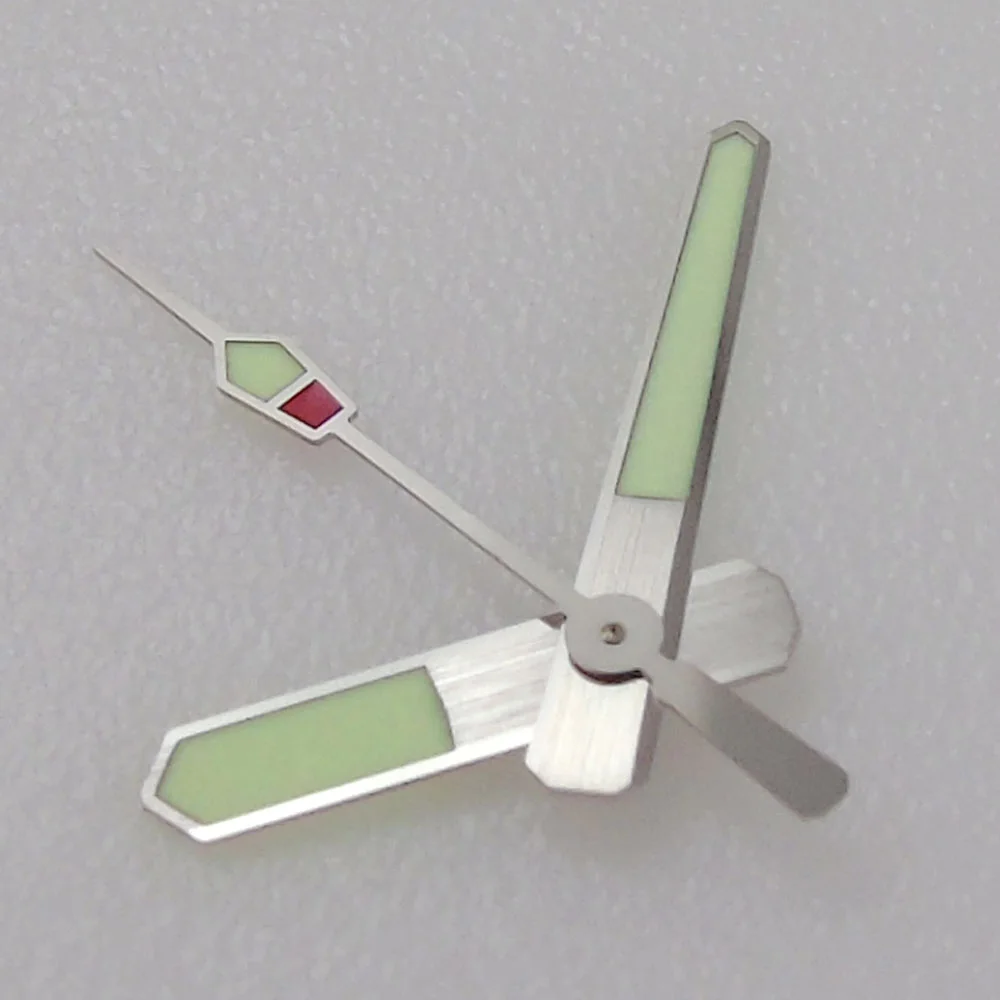 Matelion Super C3 светящийся серебристо-зеленый набор стрелок для часов NH35 NH36 SKX007 009 SKX017