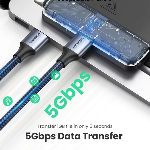 Ugreen USB 3.0 кабель удлинитель