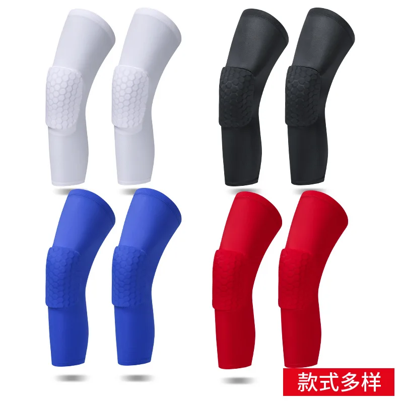 

1PC Basketball Knee Pads Sleeve Honeycomb Brace Elastic Kneepad Protective Gear Patella Foam Support Volleyball Support