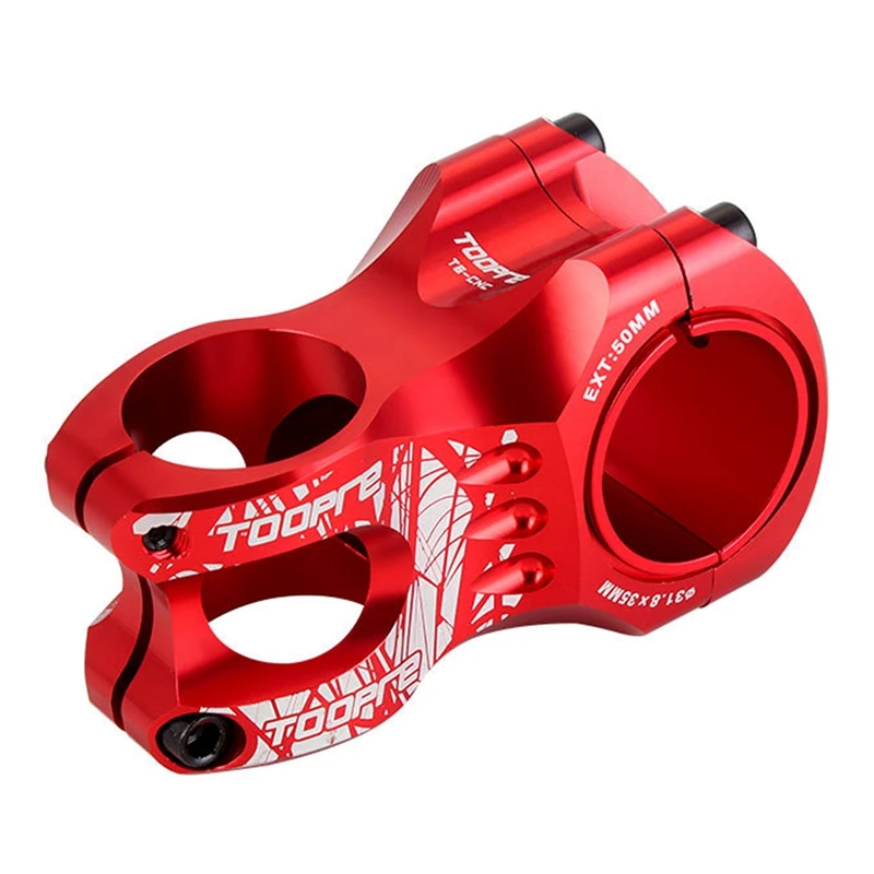 

TOOPRE горный велосипед Горный стержень горный велосипед CNC ульсветильник полый 50 мм короткий Стержень 31,8/35