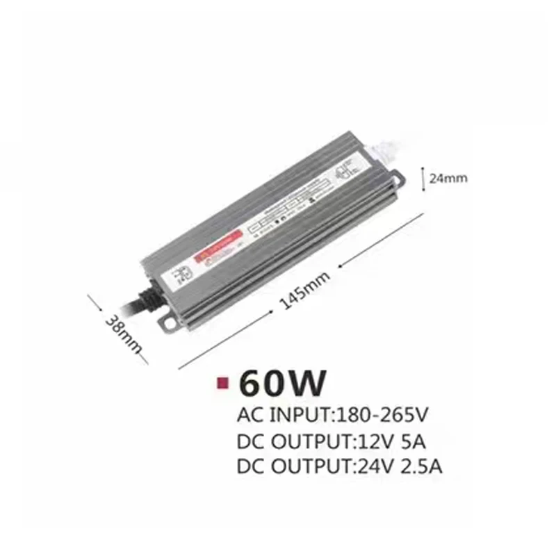 

Водонепроницаемые трансформаторы освещения LED 180-265V 12V/24V 600W