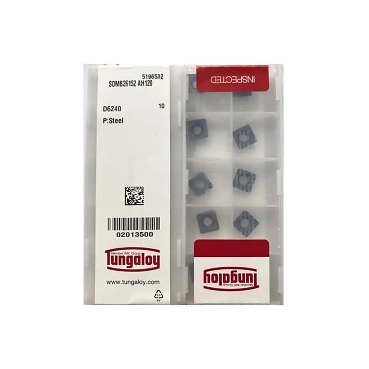 

Tungaloy 100% оригинальные SDMB SDMB26152 AH120 вкладыши с положительными кнопками твердосплавные фрезерные и токарные фрезы