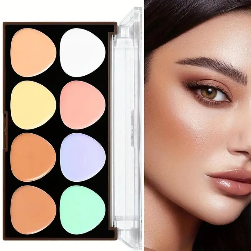 

Cream Makeup Palette Waterproof 8 Color Corrector Palette Correcting Concealer Palette Cream Concealer Kit Color Correcting