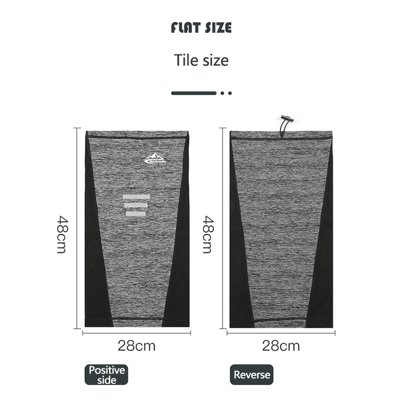 Солнцезащитная Шелковая Маска для верховой езды Светоотражающая повязка на