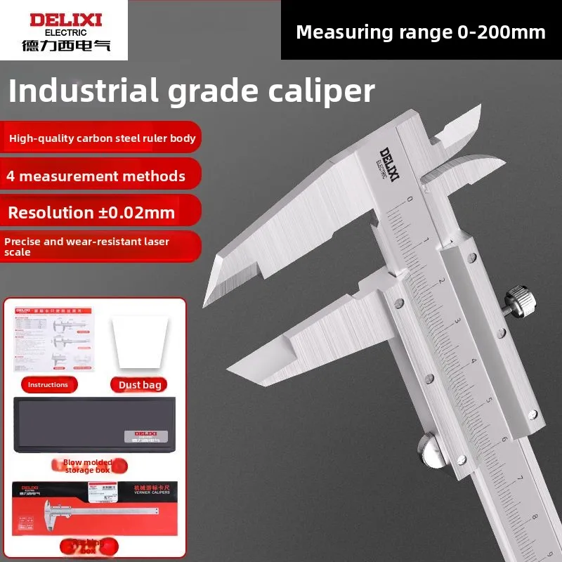 

Цифровой штангенциркуль Delixi Electric, штангенциркуль, штангенциркуль, микрометр, используемый для измерения механических компонентов