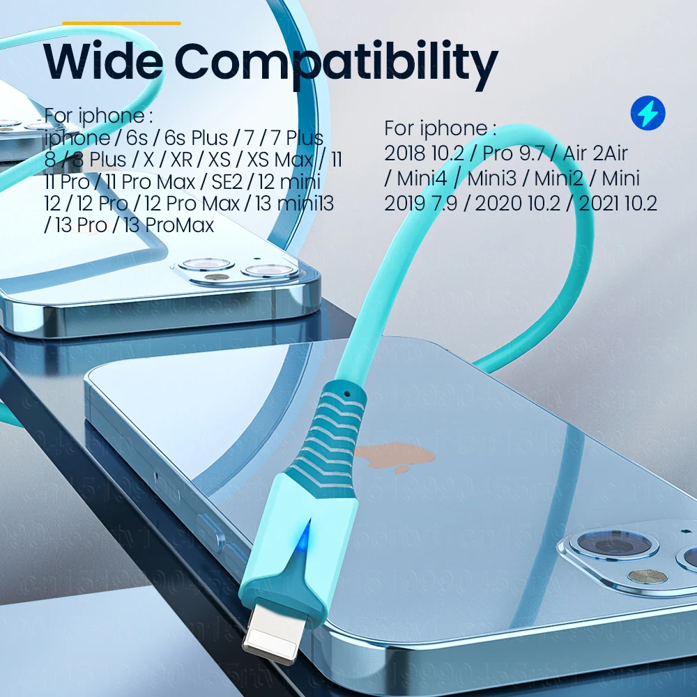 2.4A USB Cable For iPhone 13 12 11 Pro Max XS X 6s 7 8 Plus Origin Mobile Phone Quick Charging Charger Cord Data Charger Wire 2m (art.: 3920bdca5871a) - 3920bdca5871a