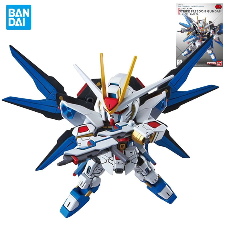 

Bandai Сборная модель Q version BB Warrior SD EX 006 SDEX Assault/Strike Free Gundam сборка ручной работы Аниме периферийные игрушки