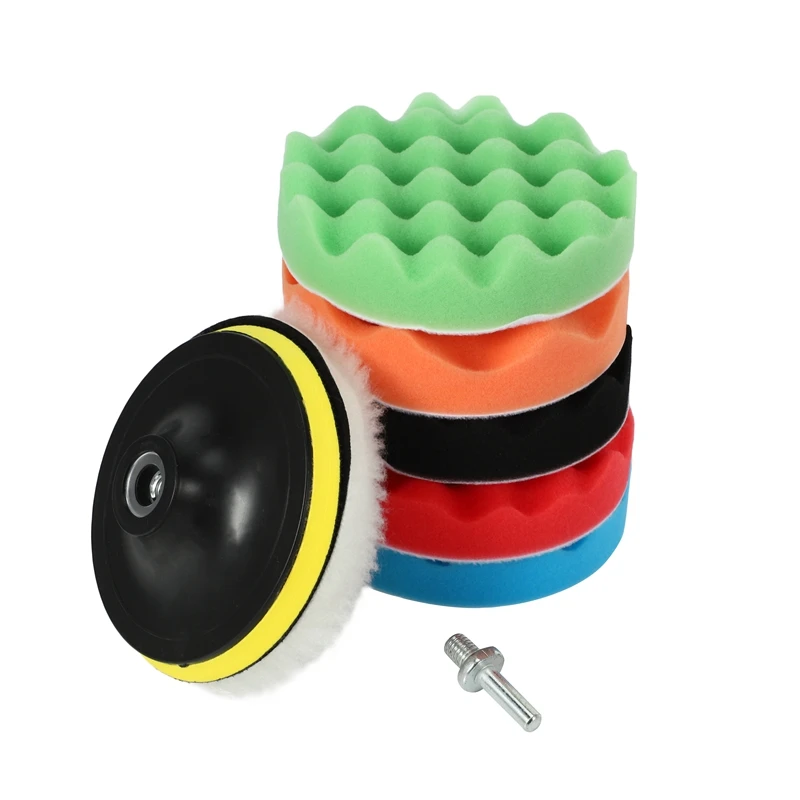 8 шт./набор набор губки Для Полировки Автомобиля