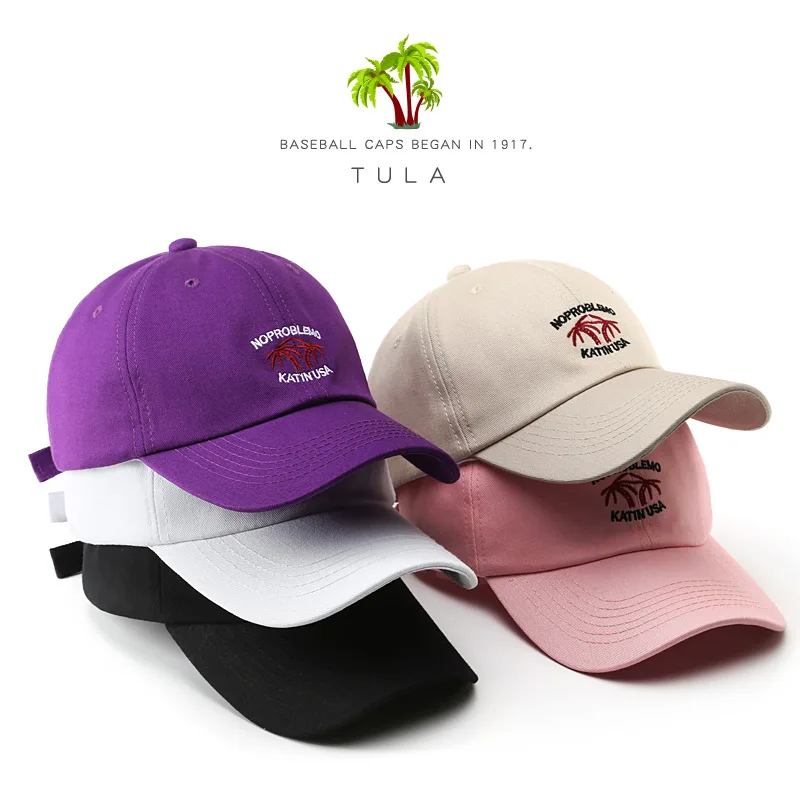 

Unisex Cotton Baseball Cap Letter Embroidery Summer Snapback Bone Hat Outdoor Hip Hop Hats For Men Women Adjustable Casual Caps