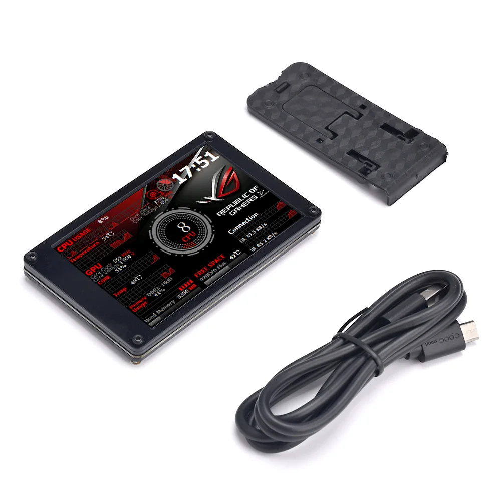

3.5 inch IPS USB secondary display screen Dual USB Ports