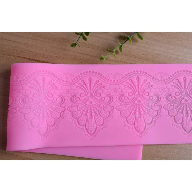 

39.8cm European-style pattern Cake Mat Cake Border Decorating Silicone MoldChocolate Candy Mold Resin Clay Mould