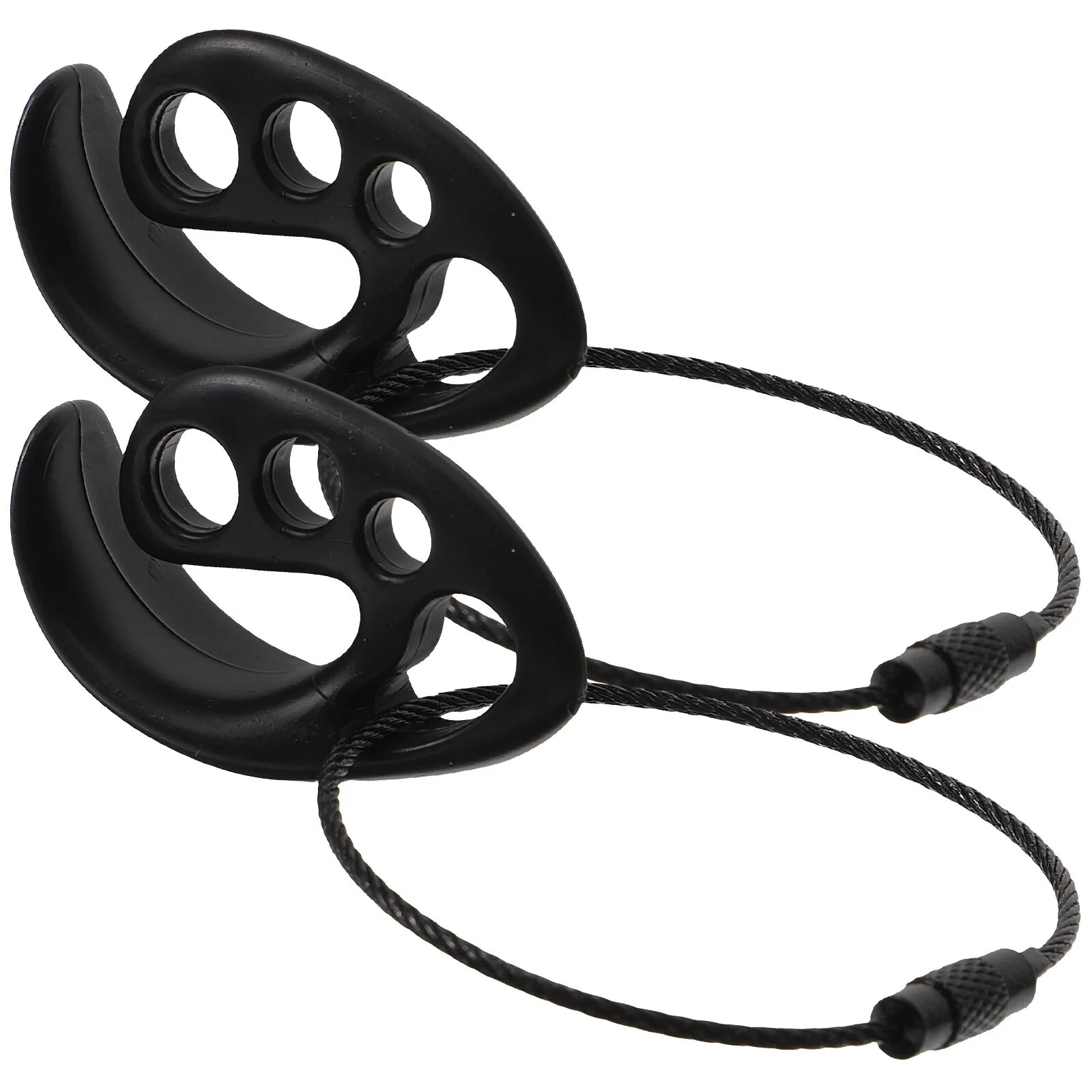 

2 Pcs Bracket Small Disc Clamp Ultimate Flying Clips Convenient Holder Outdoor Metal Daily Use Wear-resistant
