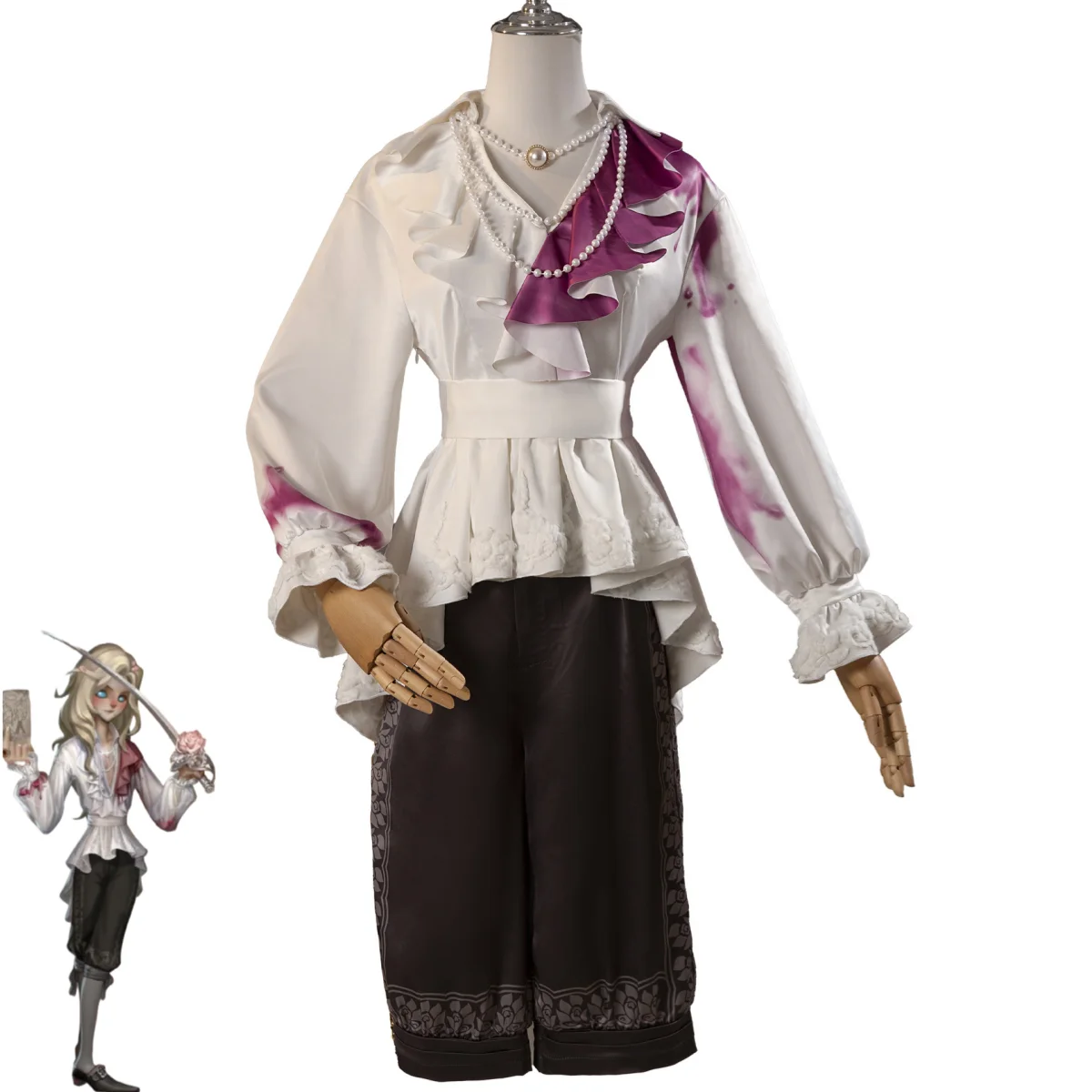 Игра Identity V Joseph Desaulniers фотограф косплей костюм бывший граф Desaulnier Shangover униформа