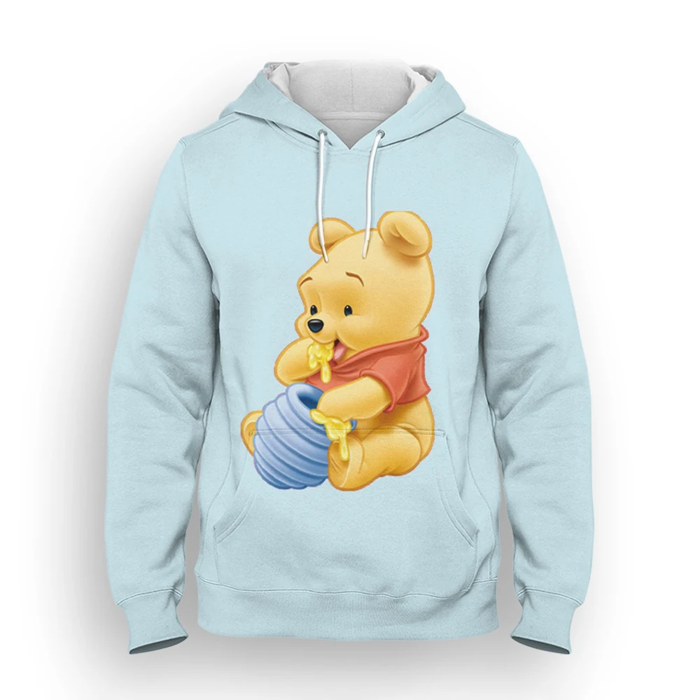 

Men's Hoodie Disney Cartoon Anime Winnie the Pooh 3D Printing Men's Spring Autumn Sweatshirt