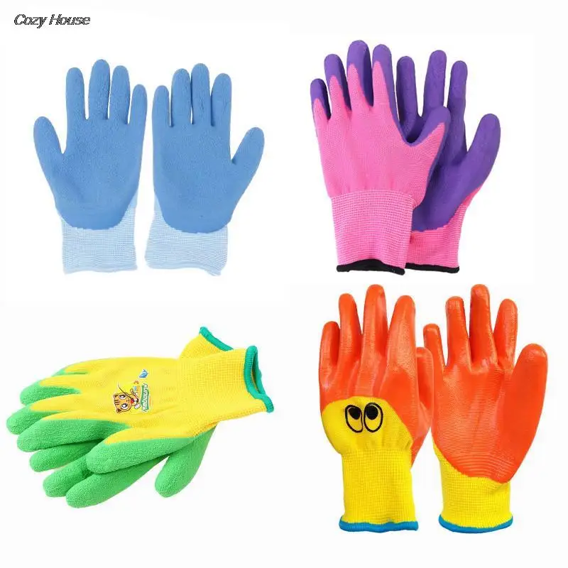 

Waterproof Garden Gloves Kids Children Protective Gloves Durable Anti Bite Cut Collect Seashells Protector Planting Work Gadget